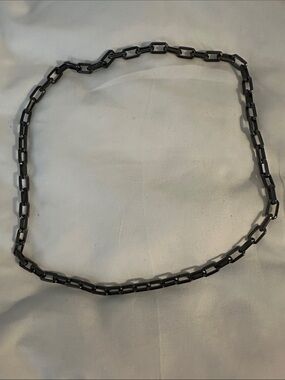 Black Onyx Link Chain Necklace - Men Accessories